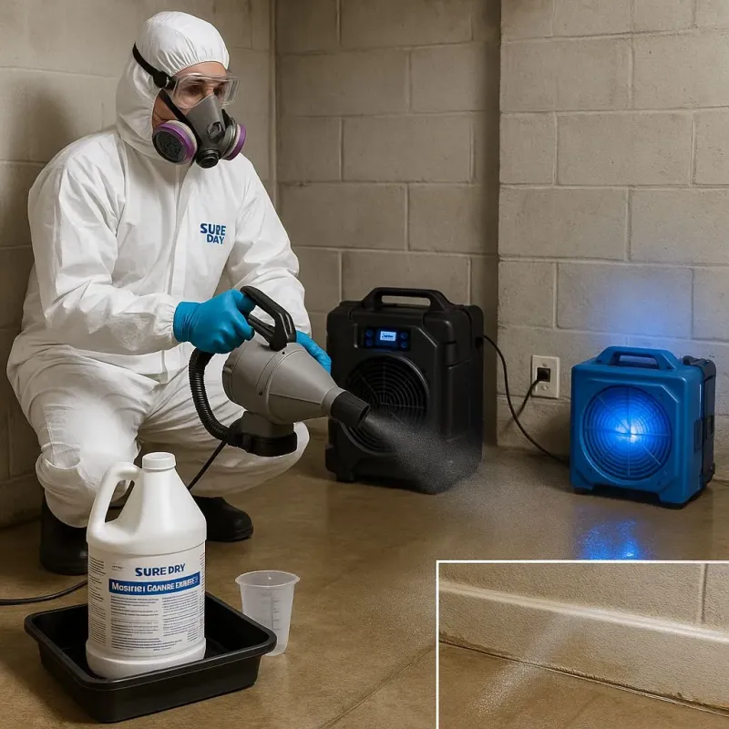 Sanitization and Odor Removal process in Plainview, NY